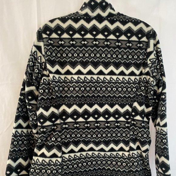 SOLD Eddie Bauer Designer Print Long Sleeve 1/4 Zip Pullover Top NWOT - Picture 2 of 12